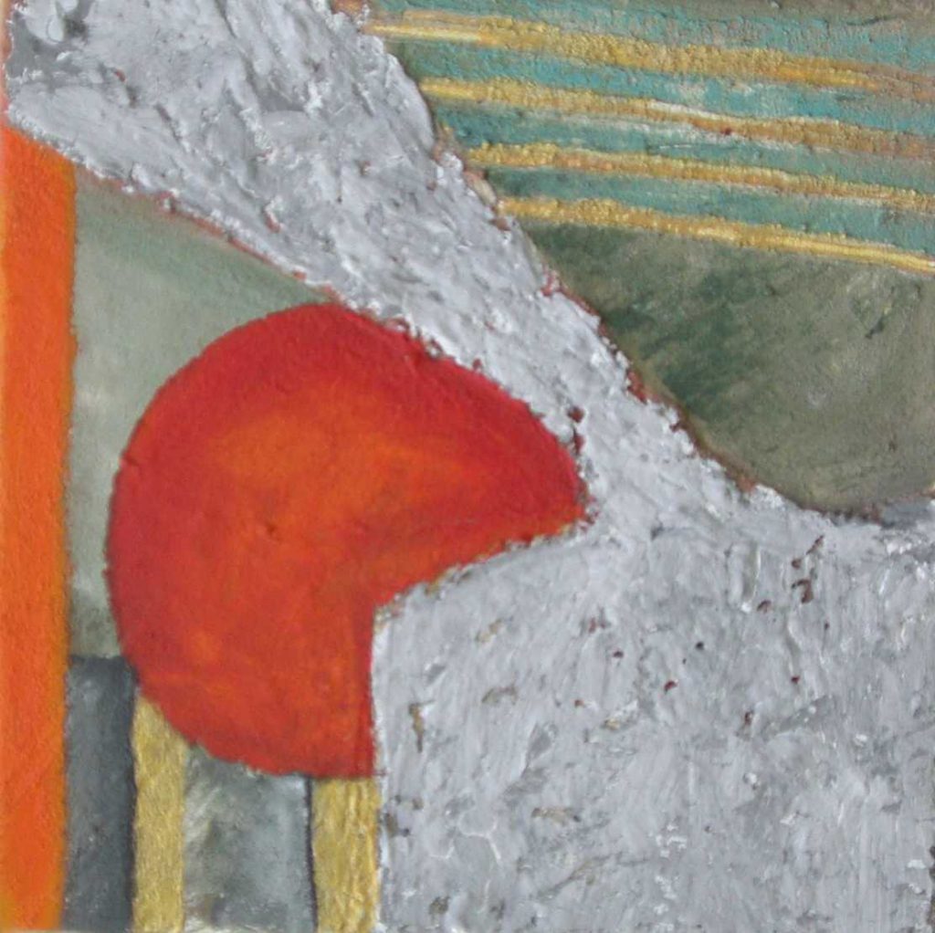 Untergehende Sonne-